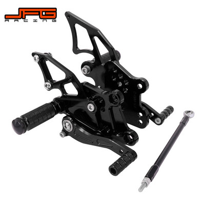 Motociklo aliuminio CNC Reguliuojami kojelės Kojos Kaiščiai Pedalai Atlošas galinis KAWASAKI NINJA300 NINJA 300 NINJA300R 2013-2017 m.
