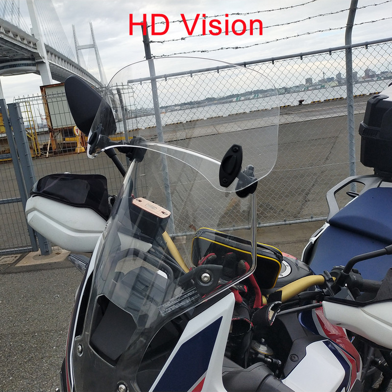 Universalus motociklo priekinio stiklo prailginimo reguliuojamas spoileris užspaudžiamas priekinio stiklo deflektorius KAWASAKI BMW HONDA YAMAHA SUZUKI