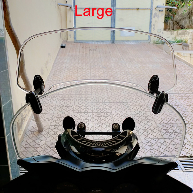 Universalus motociklo priekinio stiklo prailginimo reguliuojamas spoileris užspaudžiamas priekinio stiklo deflektorius KAWASAKI BMW HONDA YAMAHA SUZUKI