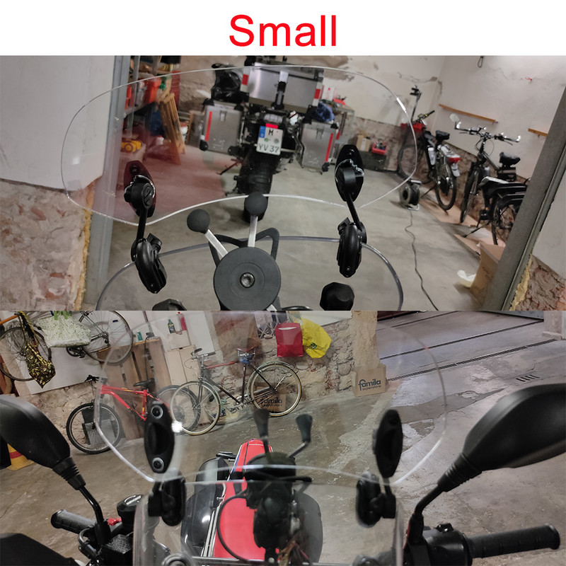 Universalus motociklo priekinio stiklo prailginimo reguliuojamas spoileris užspaudžiamas priekinio stiklo deflektorius KAWASAKI BMW HONDA YAMAHA SUZUKI