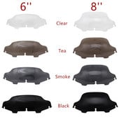 Motorkerékpár 8 színű 6"/8" Cycle Wave szélvédő borítású szélvédő burkolat Harley Touring Electra Street Glide FLHX Bike 96-13-hoz