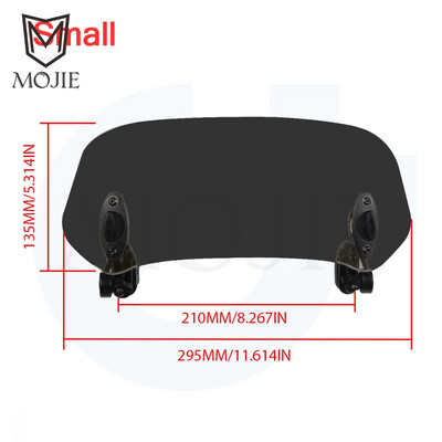 Spoiler de extensie a parbrizului motocicletei Deflector de aer pentru parbriz pentru YAMAHA TDM 850 900 TDR250 XT1200Z/ZE XT660Z Super Tenere