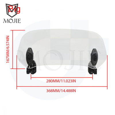 Spoiler de extensie a parbrizului motocicletei Deflector de aer pentru parbriz pentru YAMAHA TDM 850 900 TDR250 XT1200Z/ZE XT660Z Super Tenere