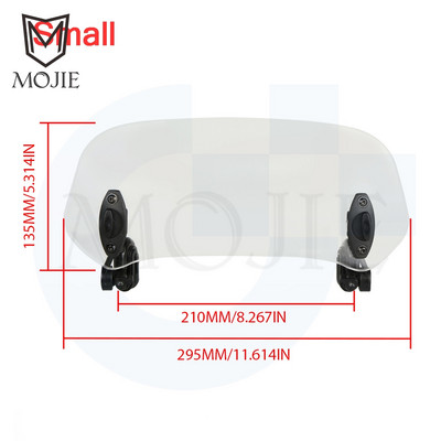 Spoiler de extensie a parbrizului motocicletei Deflector de aer pentru parbriz pentru YAMAHA TDM 850 900 TDR250 XT1200Z/ZE XT660Z Super Tenere