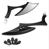 Blade tahavaatepeeglid Mootorratta tahavaate küljepeeglid Clear Vision mootorratta alumiiniumist teraga universaalne tahavaade