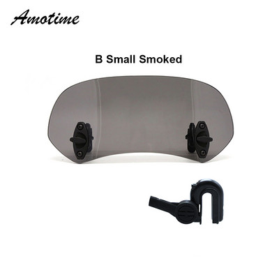 Motorkerékpár emelkedő állítható szélvédő szélvédő légterelő Honda BMW KAWASAKI YAMAHA HONDA SUZUKI DUCATI