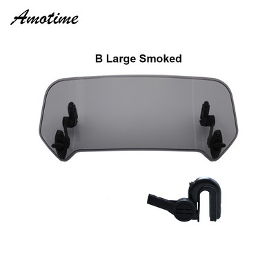 Motorkerékpár emelkedő állítható szélvédő szélvédő légterelő Honda BMW KAWASAKI YAMAHA HONDA SUZUKI DUCATI