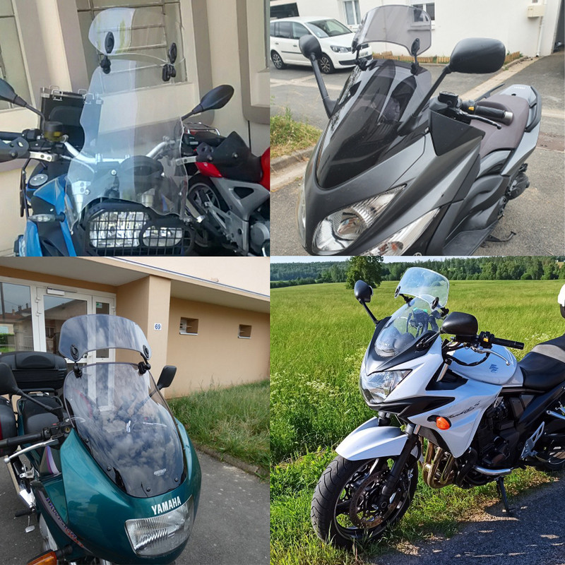 Motorkerékpár emelkedő állítható szélvédő szélvédő légterelő Honda BMW KAWASAKI YAMAHA HONDA SUZUKI DUCATI