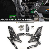 MTKRACING KAWASAKI Z900 Z 900 2017-2021-hez Hátsó készletek Magasító pedál Állítható Hátsó lábtartók Váltókar fékkészlet