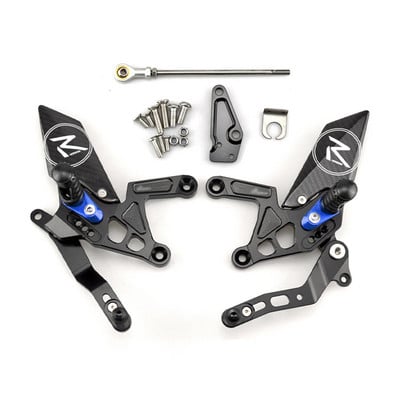 MTKRACING KAWASAKI Z900 Z 900 2017-2021-hez Hátsó készletek Magasító pedál Állítható Hátsó lábtartók Váltókar fékkészlet