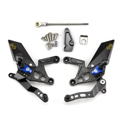 MTKRACING KAWASAKI Z900 Z 900 2017-2021-hez Hátsó készletek Magasító pedál Állítható Hátsó lábtartók Váltókar fékkészlet