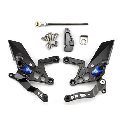 MTKRACING KAWASAKI Z900 Z 900 2017-2021-hez Hátsó készletek Magasító pedál Állítható Hátsó lábtartók Váltókar fékkészlet