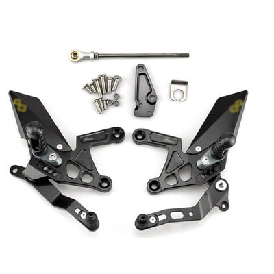 MTKRACING KAWASAKI Z900 Z 900 2017-2021-hez Hátsó készletek Magasító pedál Állítható Hátsó lábtartók Váltókar fékkészlet