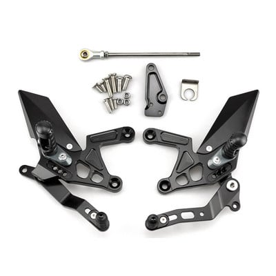 MTKRACING KAWASAKI Z900 Z 900 2017-2021-hez Hátsó készletek Magasító pedál Állítható Hátsó lábtartók Váltókar fékkészlet