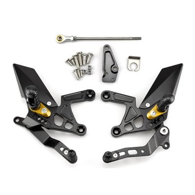 MTKRACING KAWASAKI Z900 Z 900 2017-2021-hez Hátsó készletek Magasító pedál Állítható Hátsó lábtartók Váltókar fékkészlet