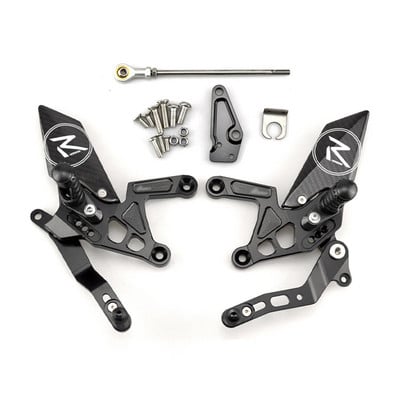 MTKRACING KAWASAKI Z900 Z 900 2017-2021-hez Hátsó készletek Magasító pedál Állítható Hátsó lábtartók Váltókar fékkészlet