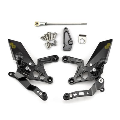 MTKRACING KAWASAKI Z900 Z 900 2017-2021-hez Hátsó készletek Magasító pedál Állítható Hátsó lábtartók Váltókar fékkészlet