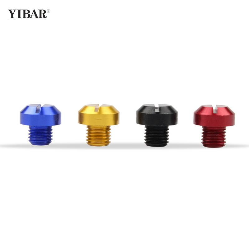 2vnt Antikorozinis motociklas CNC aliuminis M8/M10 x 1,25 Galinis vaizdas Veidrodinis skylės kištukai Varžtai galinio vaizdo veidrodžio laikiklis