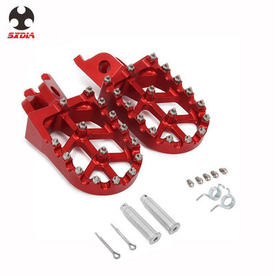 Pre motocykle HONDA CR 125 250 CRF 150R 250R 250X 250RX 450R 450RX 2004-2022, CNC opierky nôh, stúpačky, pedále.