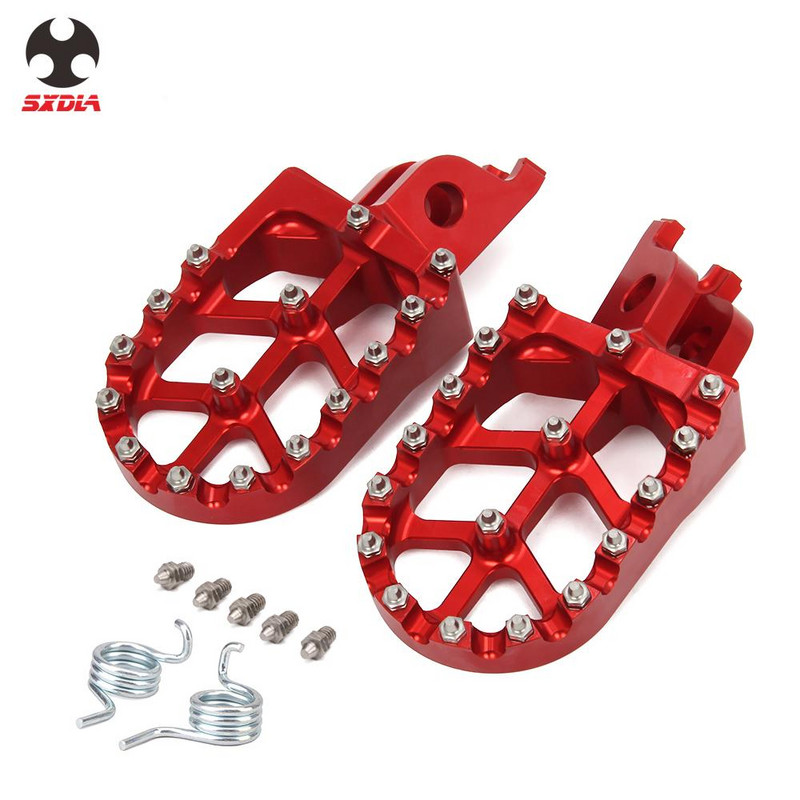 Skirta HONDA CR 125 250 CRF 150R 250R 250X 250RX 450R 450RX 2004-2022 Motociklų CNC pėdų atrama kojoms.