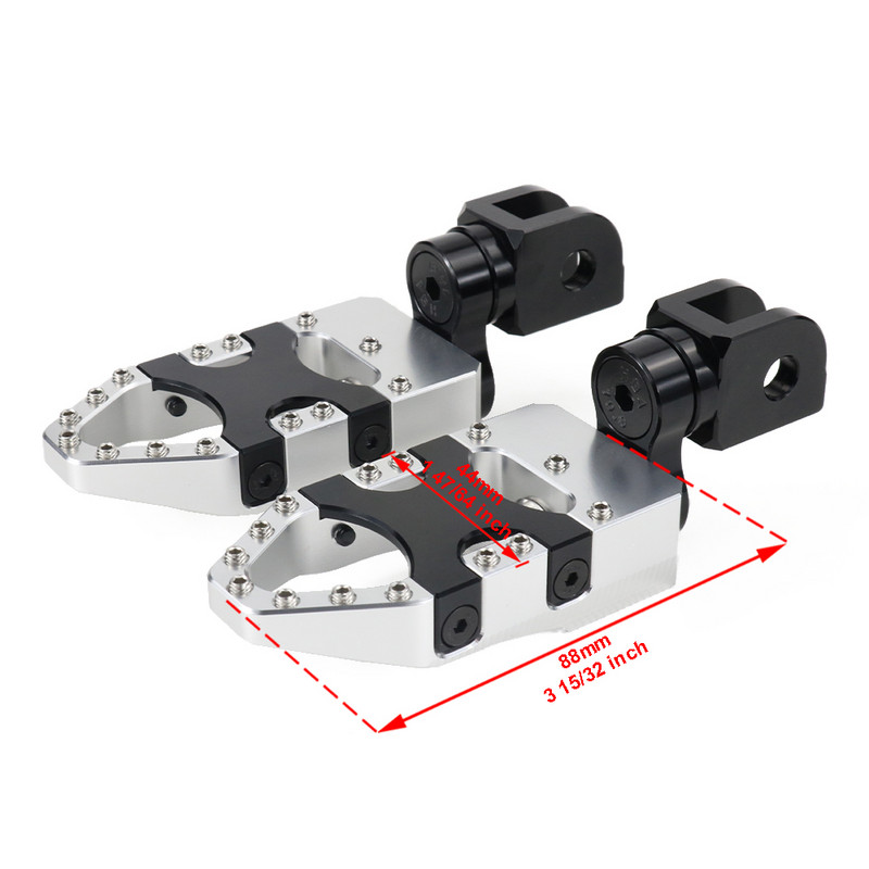 Motociklo priekiniai keleivio kojelės, tinka Kawasaki Z800 Z750R Z1000 Z1000R ZX6R ZX-6R 636 ZX-10R ZX10R pėdos kaiščio pėdos atrama