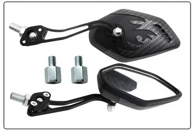 Univerzálne motocyklové zrkadlá, príslušenstvo proti závratom, CNC spätné zrkadlá, montážne skrutky