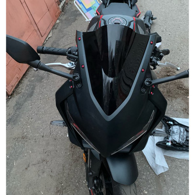 Esiklaas 2019 2020 2021 2022 Honda CBR650R CBR 650 R 19 tuuleklaasi deflektorid esiklaas läbipaistev iridium kroom suitsu