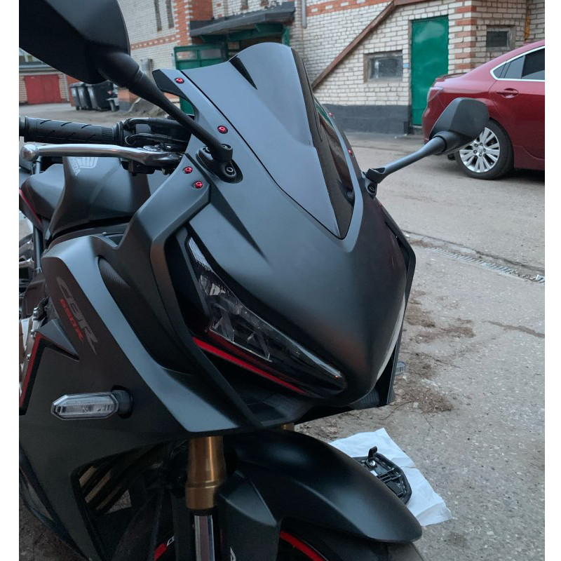 Vjetrobransko staklo za 2019 2020 2021 2022 Honda CBR650R CBR 650 R 19 Deflektori vjetrobrana Vjetrobransko staklo prozirni iridij krom dim