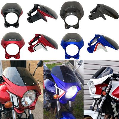 Motociklo kreiptuvo dangtelis tinka CB400 vtec galvos dangtelio kreiptuvo dangčiui 400s priekinio stiklo ABS įpurškimo gaubto dangtelio rinkinys