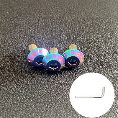 Motorkerékpár-sisak-tartozékok Egy pár forgó készlet alaplap négy csavarral az AGV Pista GP R GP R GP RR sisaktartozékaihoz