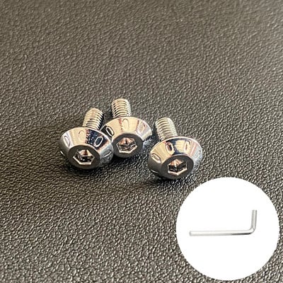 Motorkerékpár-sisak-tartozékok Egy pár forgó készlet alaplap négy csavarral az AGV Pista GP R GP R GP RR sisaktartozékaihoz