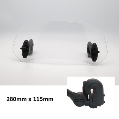 Univerzálny motocykel Risen, klip na čelné sklo, predĺženie spojlera, deflektor vzduchu pre skúter BMW R1200GS XADV Tmax