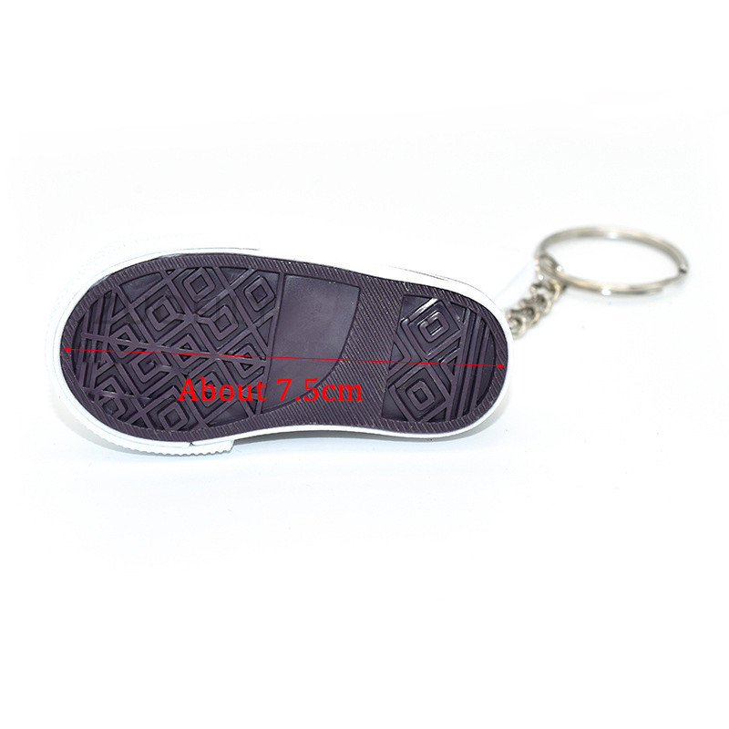 1 vnt. Motociklo dviračio pėdos atrama Mini Mieli Batai Kūrybingi automobilių raktų pakabukai motociklų dviračių trikojo drobinių batų dekoravimo dangteliu