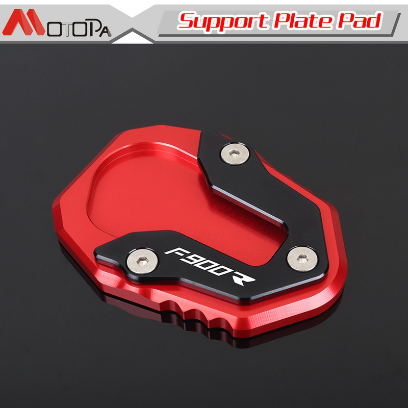 Skirta BMW F900R F900XR F900 XR 2019 2020 2021 2022 motociklų priedams atramos pėdos šoninio stovo prailginimo pagalvėlės atraminė plokštė