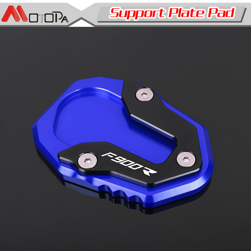 Skirta BMW F900R F900XR F900 XR 2019 2020 2021 2022 motociklų priedams atramos pėdos šoninio stovo prailginimo pagalvėlės atraminė plokštė