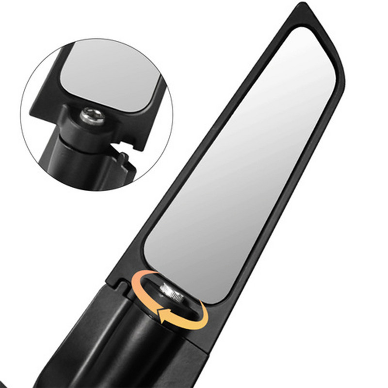 Motociklo veidrodėlis modifikuotas priekinio sparno besisukantis galinio vaizdo veidrodėlis, skirtas Honda CBR650R F CBR600RR CBR1000RR CBR 250R 300R 400RR 500R