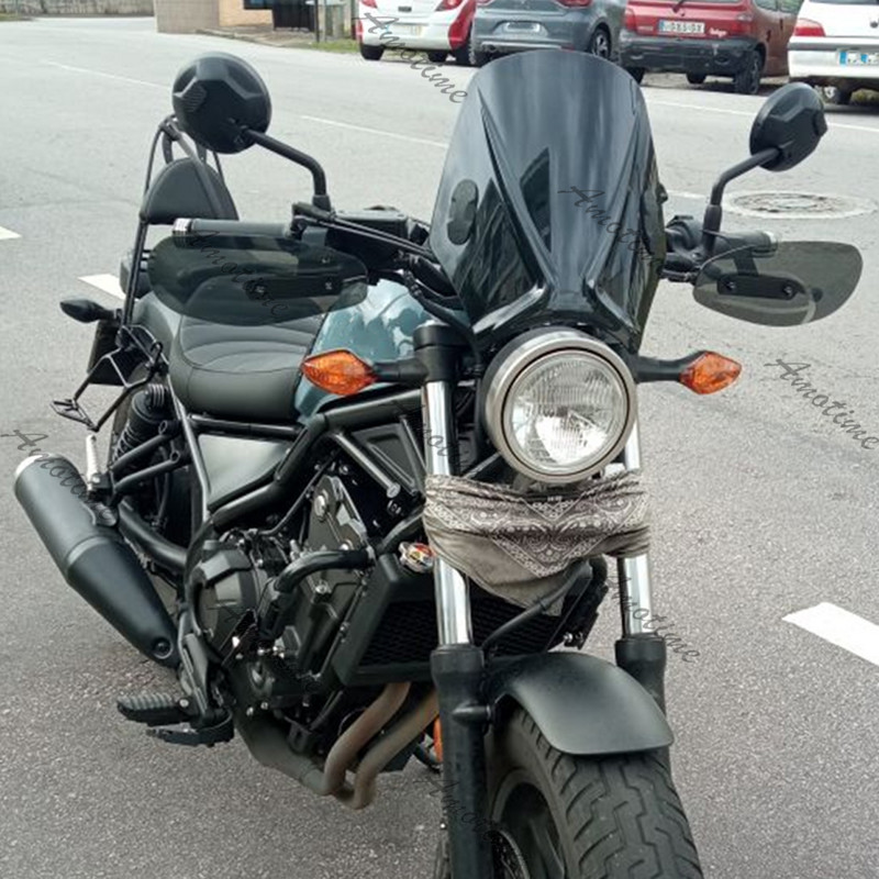 Motociklo priekinio stiklo priekinis stiklas universalus, skirtas Honda REBEL CMX 300 500 1100 CMX1100 CMX500 CMX300 2017- 2020 2021 m.