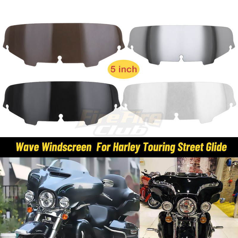 5"-os 8"-os motorkerékpár szélvédő, szélvédő burkolatok, motorkerékpárok, terelőlapok Harley Electra Street Glide FLHX Touring CVO 96-13-hoz