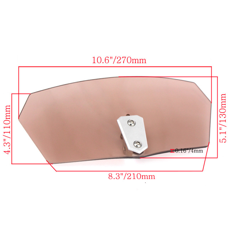 Szélvédő Univerzális Motorkerékpár Szélvédő Kerékpár terelő Szél Motorkerékpár Tartozékok Harley Yamaha Honda Suzuki Kawasaki