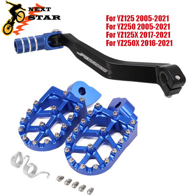 Мотоциклет с CNC колчета за крака Превключвател за YAMAHA YZ85 YZ125 YZ250 125X YZ250F YZF WRF 250 450 YZF250 WRF250 WR450F 2005-2020 2021