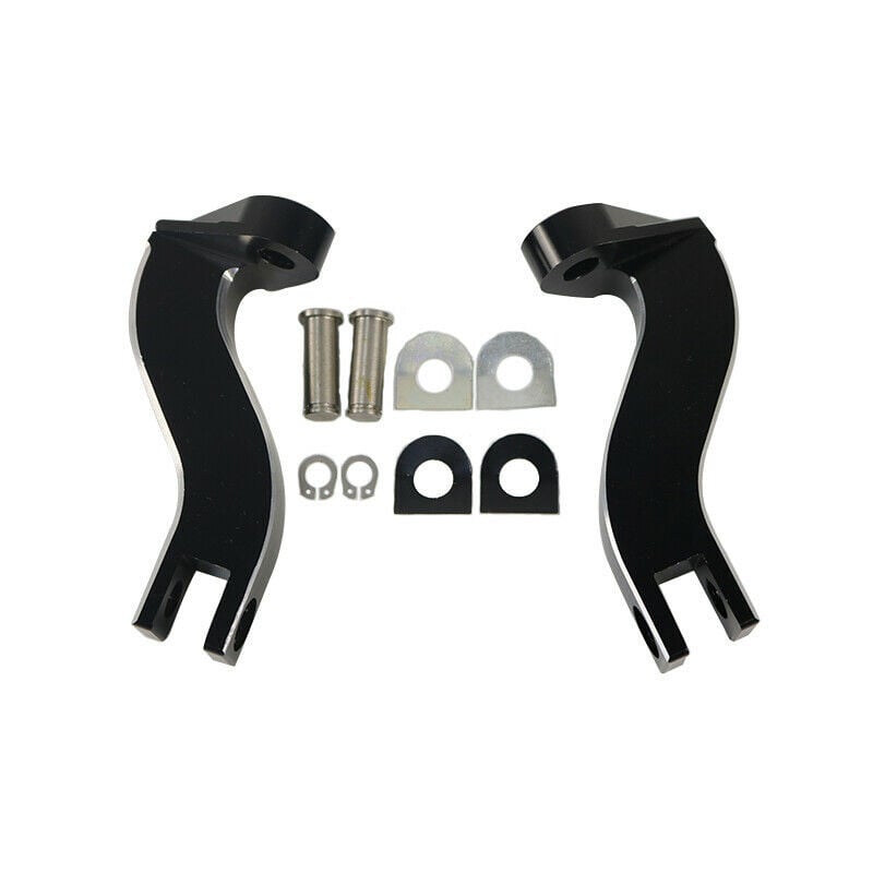 Montážne súpravy na zadné stupačky motocykla a opierku nôh spolujazdca pre Harley Touring 93-16 Street Electra Glide Road King