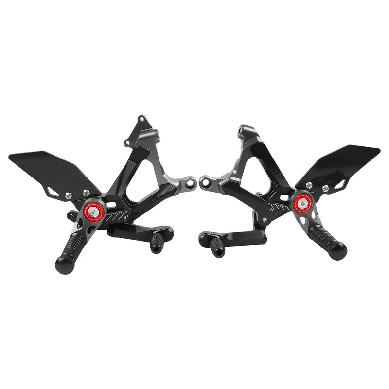 Ducati PANIGALE V4S Streetfighter V4 V4R 2018-2023 motorkerékpár lábtartóhoz, állítható hátsó készletek lábtartók támasztékok hátsó lábtartóhoz