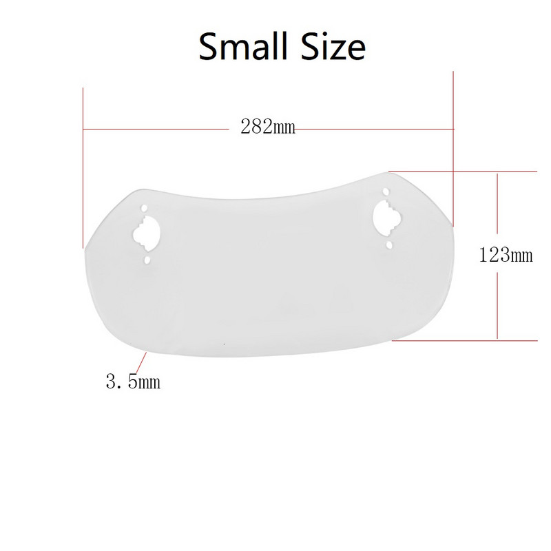 Univerzálny spojler na čelné sklo motocykla s upínacím mechanizmom pre BMW, R1200GS, F800GS, Yamaha...