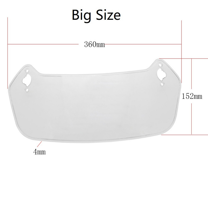 Univerzálny spojler na čelné sklo motocykla s upínacím mechanizmom pre BMW, R1200GS, F800GS, Yamaha...