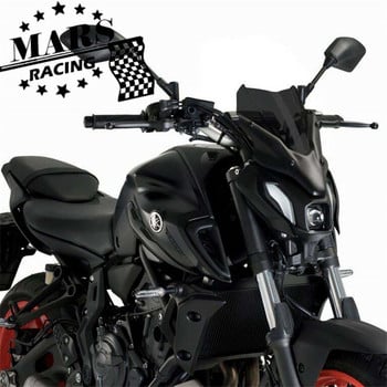 За YAMAHA NEW MT07 MT-07 FZ07 mt07 2021 2022 Мотоциклетно предно стъкло Предно стъкло Алуминиев комплект Дефлектор Капак на обтекателя