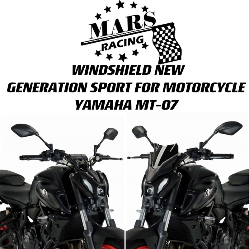 Pre YAMAHA NOVÝ MT07 MT-07 FZ07 mt07 2021 2022 Čelné sklo motocykla, hliníková súprava, deflektor, kryt kapotáže