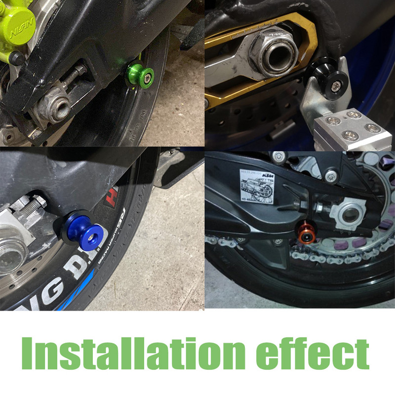 Vijci postolja za motocikle 6 mm 8 mm 10 mm 7 boja Motociklističke zakretne ruke Vijci klizača postolja za Yamahu Honda Suzuki Kawasaki