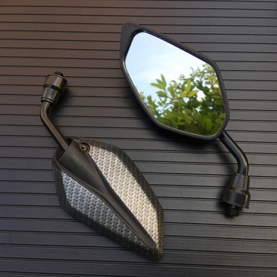 1 pár univerzálnych 10 mm spätných zrkadiel na motocykel, spätné zrkadlo na riadidlá motocykla pre Honda Suzuki Yamaha Scooter