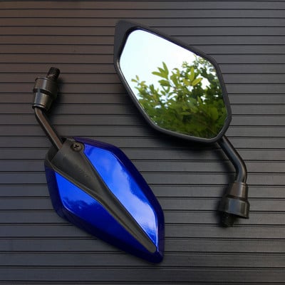 1 pár univerzálnych 10 mm spätných zrkadiel na motocykel, spätné zrkadlo na riadidlá motocykla pre Honda Suzuki Yamaha Scooter