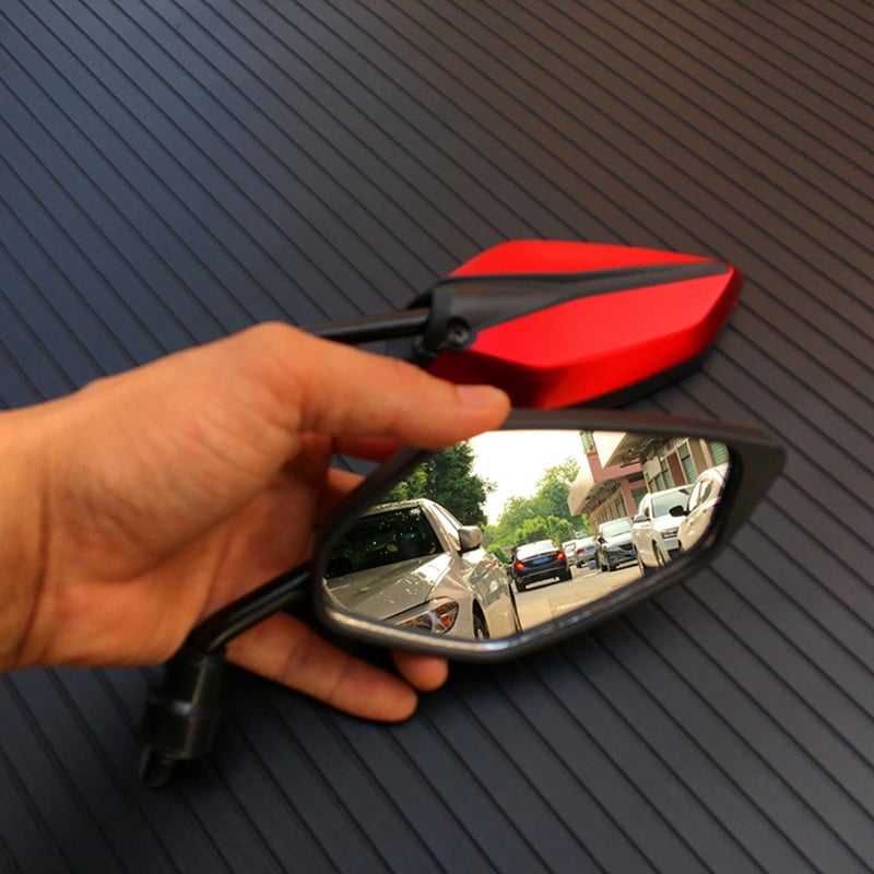 1 pár univerzálnych 10 mm spätných zrkadiel na motocykel, spätné zrkadlo na riadidlá motocykla pre Honda Suzuki Yamaha Scooter